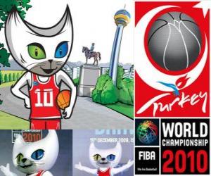 пазл Pet Bascat Всемирной баскетболу в Турции 2010